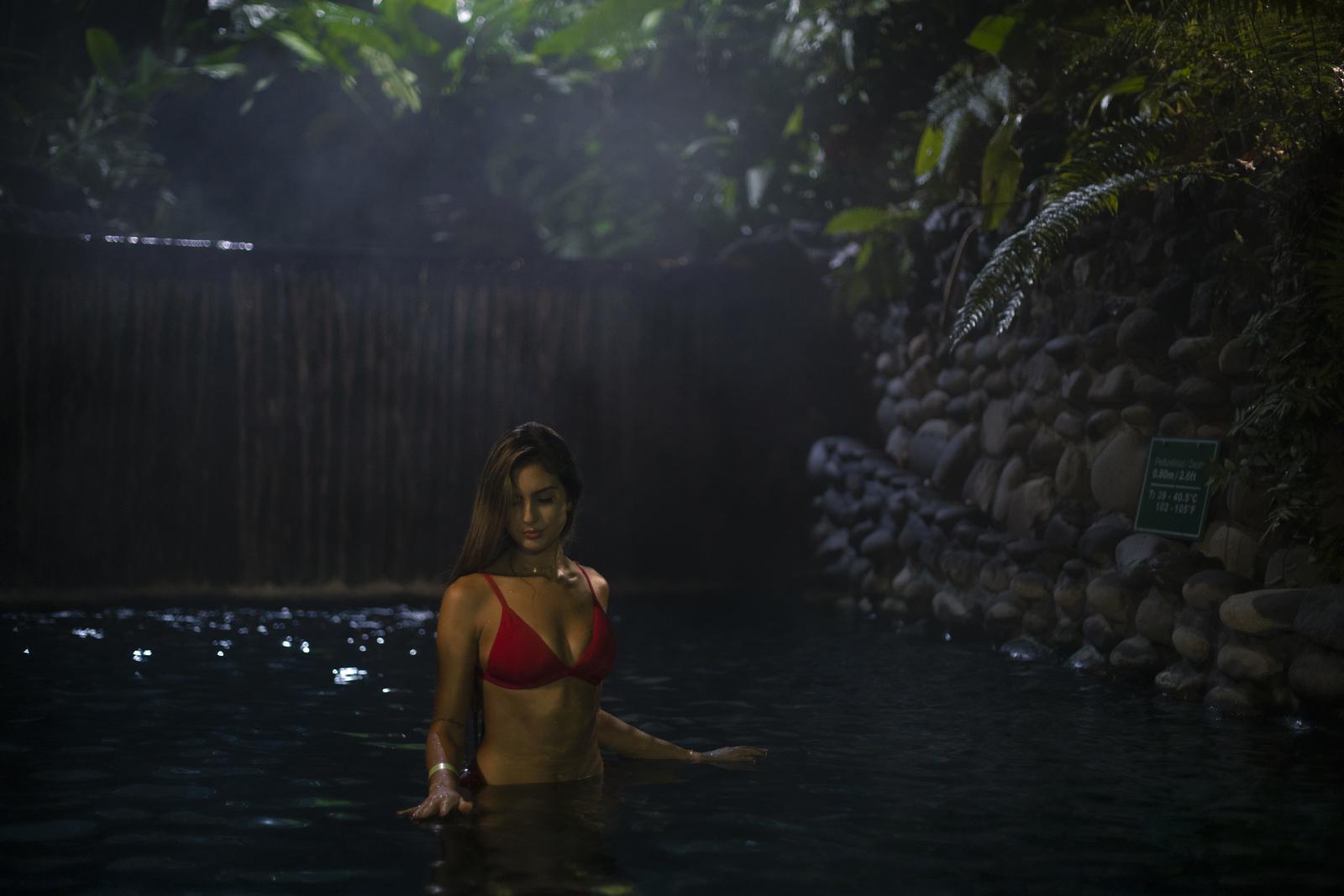Arenal hot springs Costa Rica